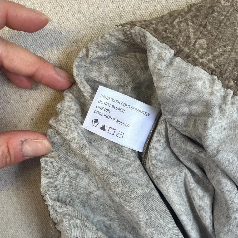 Orvis Printed Wide Leg Pants Medium Elastic Waist Boho - Picture 4 of 7